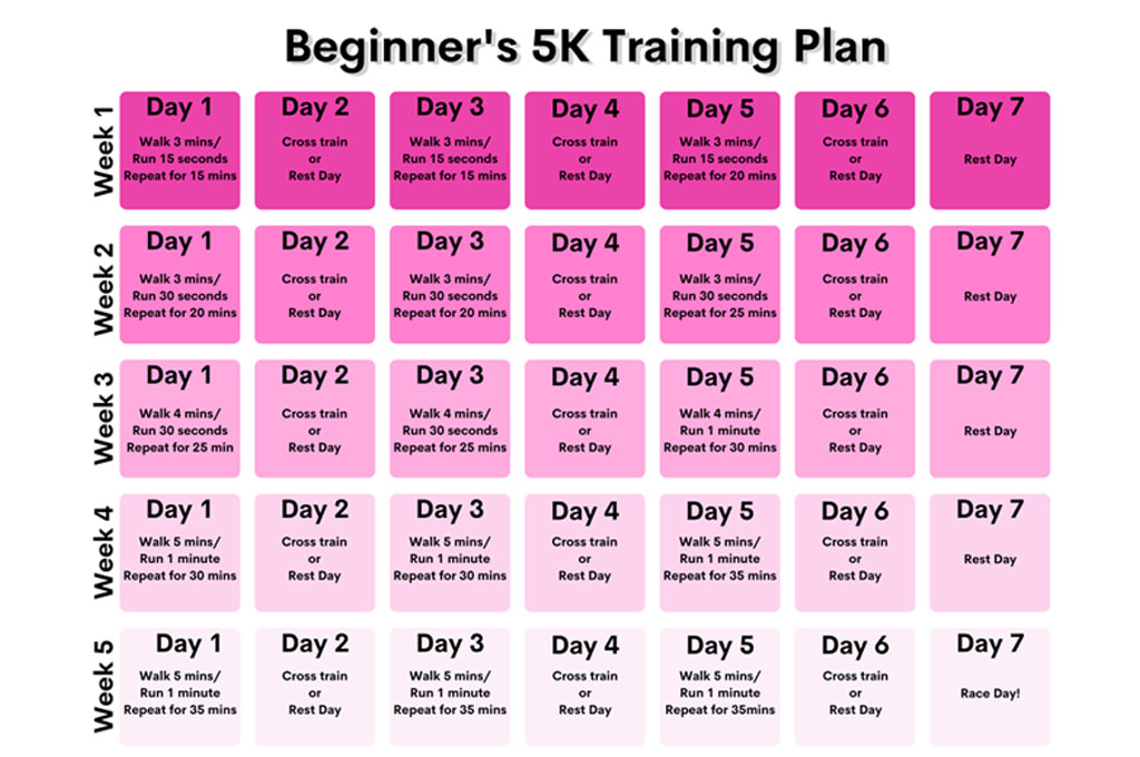 Beginner S 5k Training Plan Wife